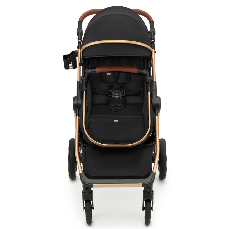 KINDERKRAFT - Combination stroller 3in1 ESME Pure black + car seat MINK PRO