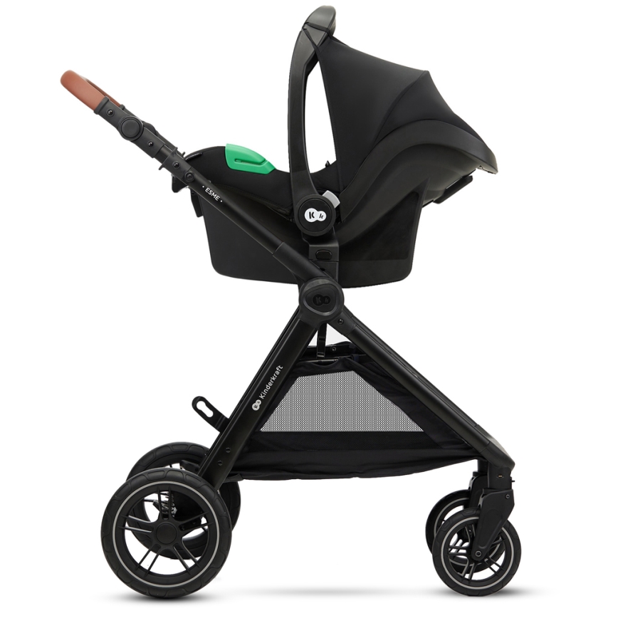 KINDERKRAFT - Combination stroller 3in1 ESME Sand beige + car seat MINK PRO