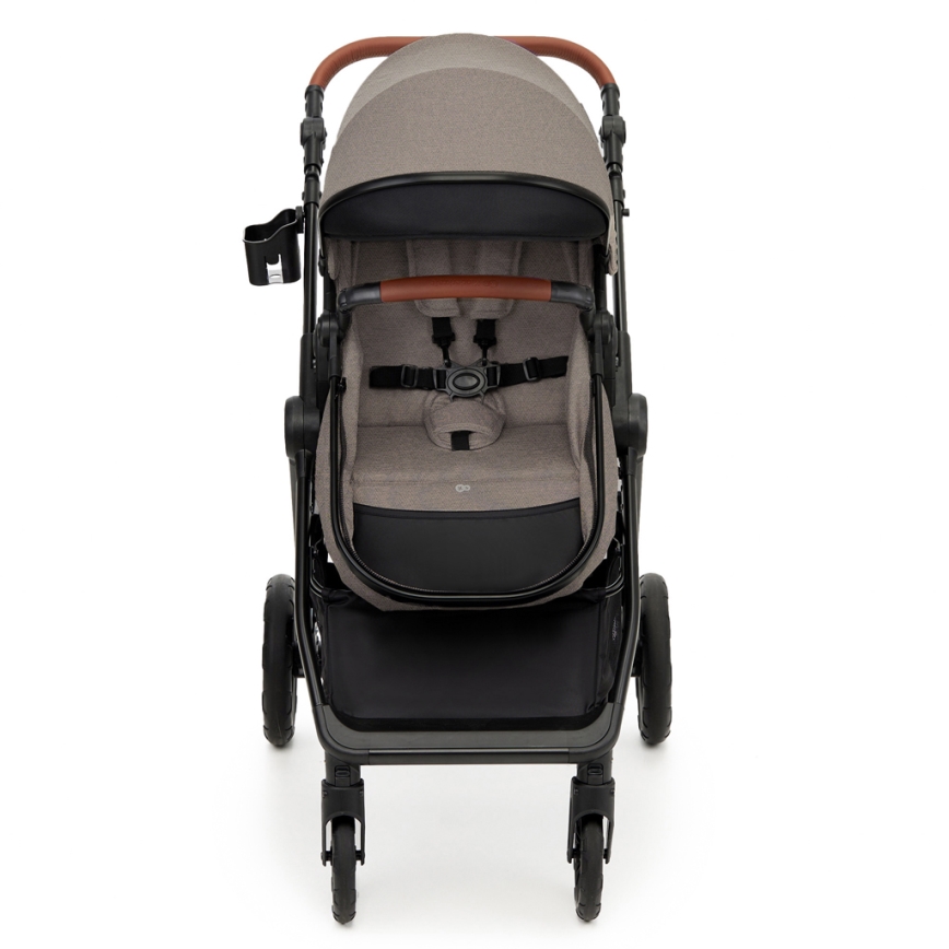 KINDERKRAFT - Combination stroller 3in1 ESME Sand beige + car seat MINK PRO