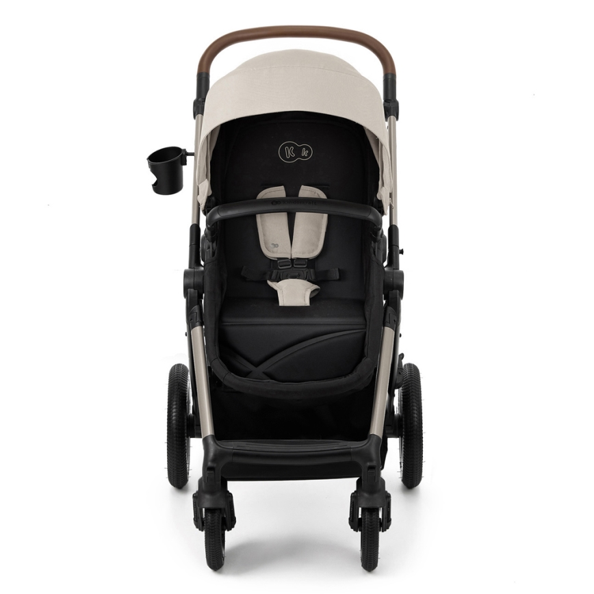 KINDERKRAFT - Combination stroller 3in1 MOOV 2 AIR Moonlight grey + car seat MINK PRO