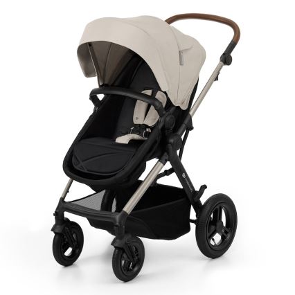 KINDERKRAFT - Combination stroller 3in1 MOOV 2 AIR Moonlight grey + car seat MINK PRO