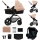 KINDERKRAFT - Combination stroller 3in1 MOOV 2 AIR Sand beige + car seat MINK PRO