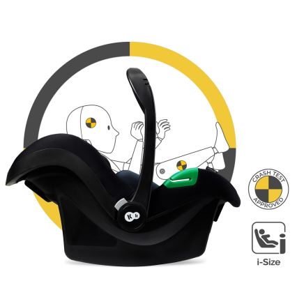 KINDERKRAFT - Combination stroller 3in1 MOOV 2 AIR Sand beige + car seat MINK PRO