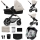 KINDERKRAFT - Combination stroller 3in1 MOOV 2 Moonlight grey + car seat MINK PRO