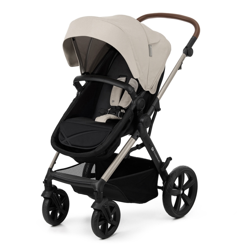 KINDERKRAFT - Combination stroller 3in1 MOOV 2 Moonlight grey + car seat MINK PRO