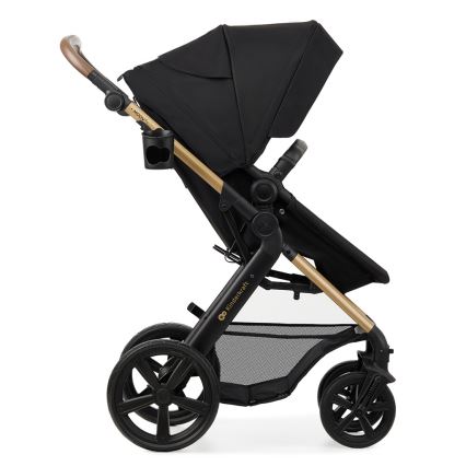 KINDERKRAFT - Combination stroller 3in1 MOOV 2 Pure black + car seat MINK PRO
