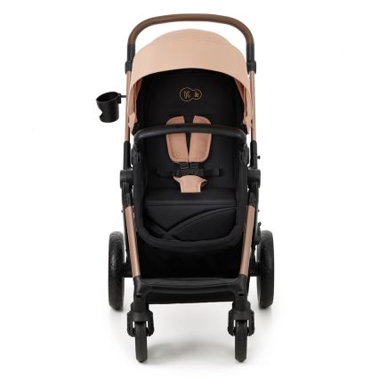 KINDERKRAFT - Combination stroller 3in1 MOOV 2 Sand beige + car seat MINK PRO