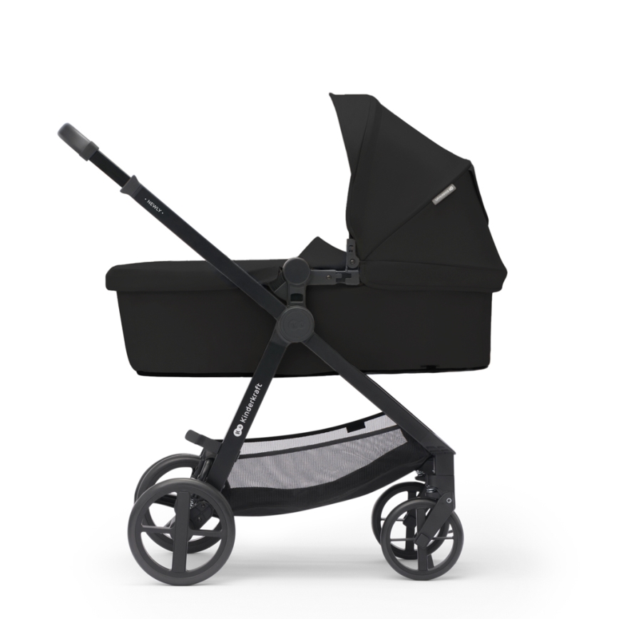 KINDERKRAFT - Combination stroller 3in1 NEWLY Classic black  + car seat MINK PRO