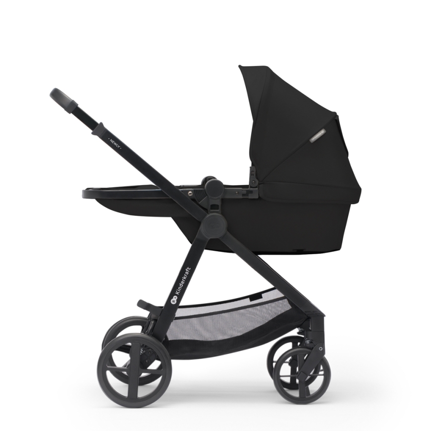 KINDERKRAFT - Combination stroller 3in1 NEWLY Classic black  + car seat MINK PRO