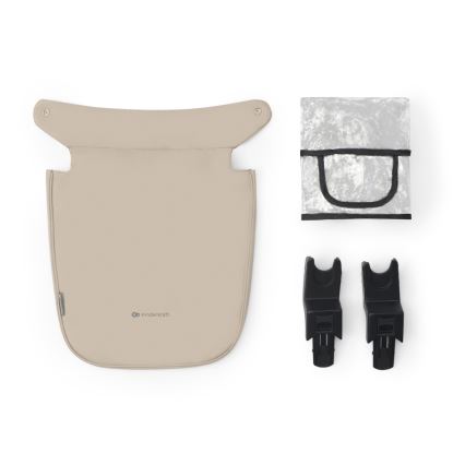 KINDERKRAFT - Combination stroller 3in1 NEWLY Sand beige + car seat MINK PRO