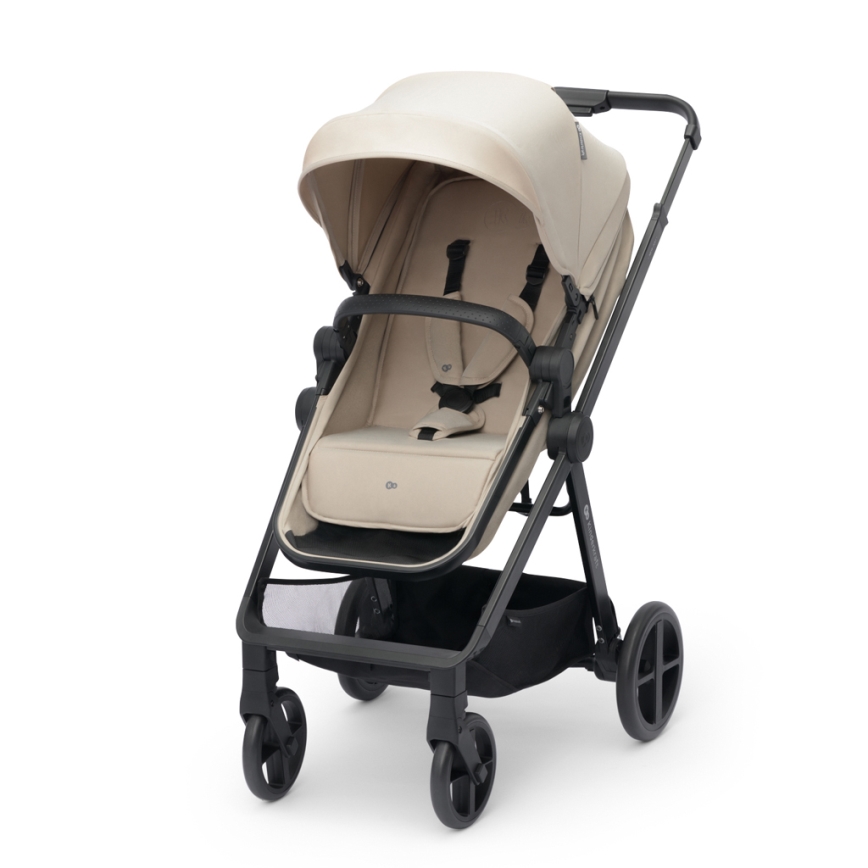 KINDERKRAFT - Combination stroller 4in1 NEWLY Classic beige + car seat MINK PRO with base ISOFIX