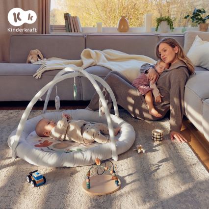 KINDERKRAFT - COZYPLAY Baby Play Mat, Grey