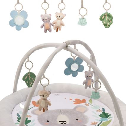 KINDERKRAFT - COZYPLAY Baby Play Mat, Grey