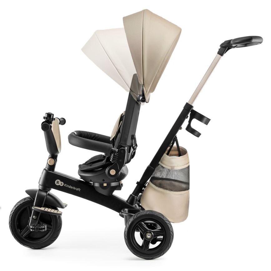 KINDERKRAFT - EASYTWIST 5-in-1 Kids' Tricycle, Beige