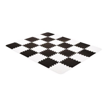 KINDERKRAFT - Foam puzzle LUNO 30pcs black/white