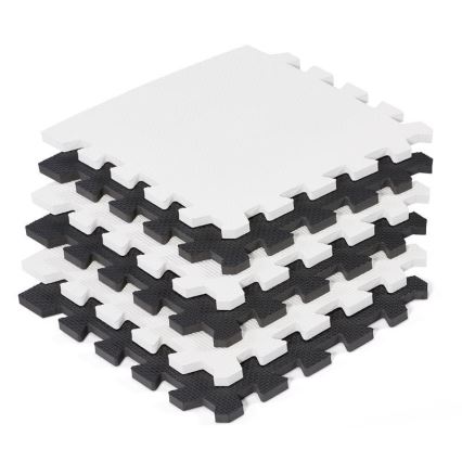 KINDERKRAFT - Foam puzzle LUNO 30pcs black/white