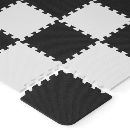 KINDERKRAFT - Foam puzzle LUNO 30pcs black/white