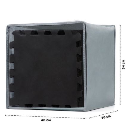 KINDERKRAFT - Foam puzzle LUNO 30pcs black/white
