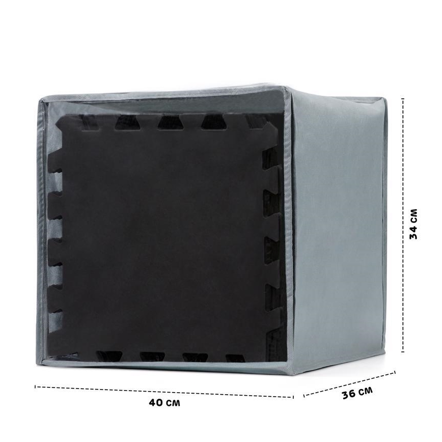 KINDERKRAFT - Foam puzzle LUNO 30pcs black/white