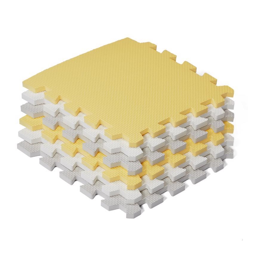 KINDERKRAFT - Foam puzzle LUNO 30pcs grey/yellow