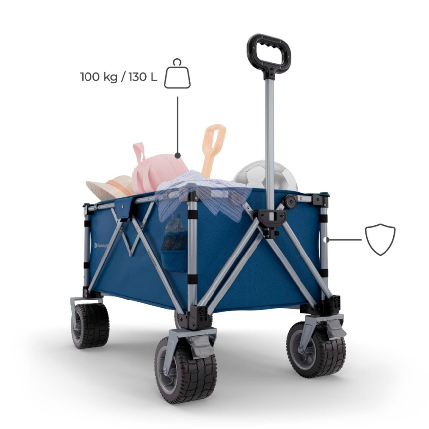 KINDERKRAFT - Foldable Transport Wagon WAGON ROLLSTER, Blue
