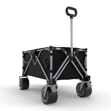 KINDERKRAFT - Folding Transport Wagon WAGON ROLLSTER, Black