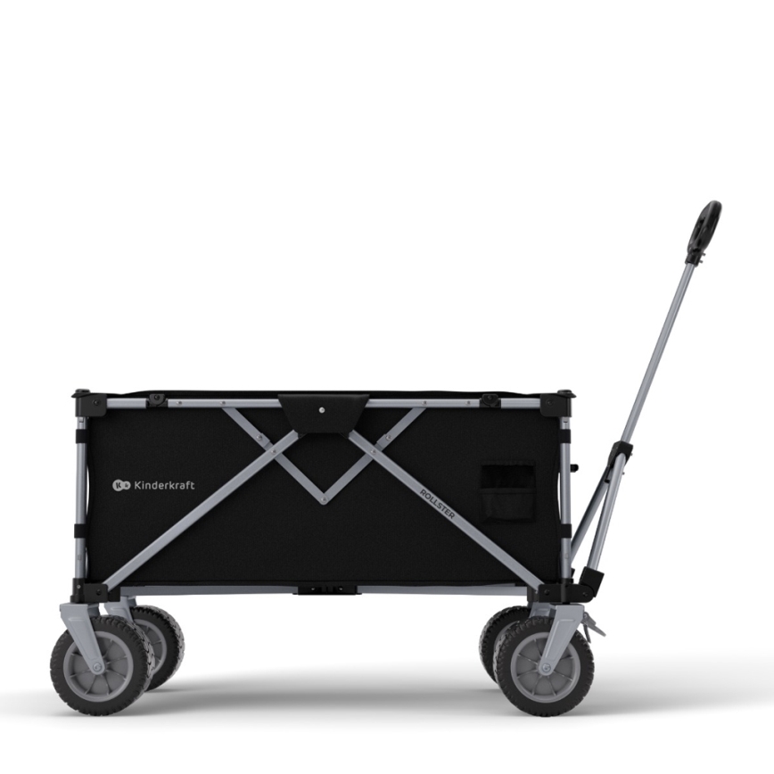 KINDERKRAFT - Folding Transport Wagon WAGON ROLLSTER, Black
