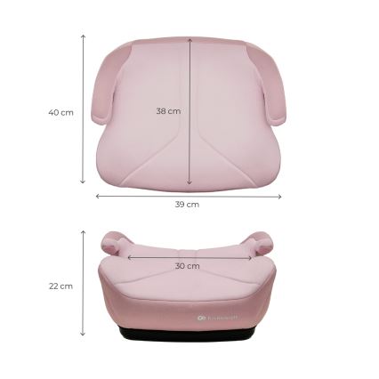 KINDERKRAFT - I-BOOST 2 Car Booster Seat for 125–150 cm, Pink