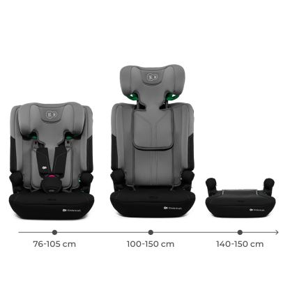 KINDERKRAFT - I-COMFY i-Size Car Seat 76-150 cm grey