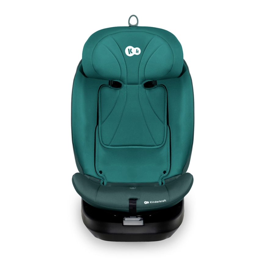 KINDERKRAFT - I-GROW i-Size Car Seat with Rotating Base 40-150 cm, Turquoise