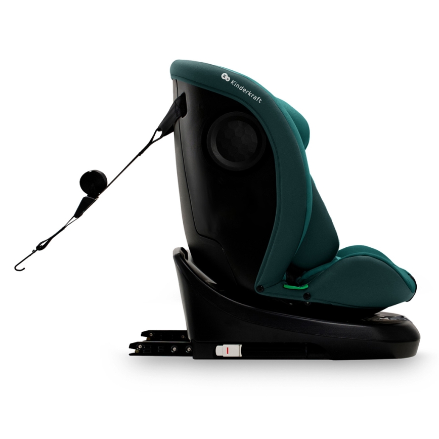 KINDERKRAFT - I-GROW i-Size Car Seat with Rotating Base 40-150 cm, Turquoise