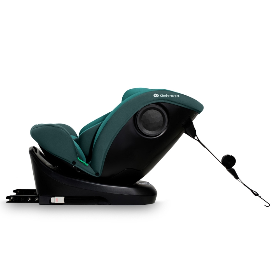 KINDERKRAFT - I-GROW i-Size Car Seat with Rotating Base 40-150 cm, Turquoise