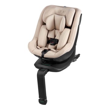 KINDERKRAFT - I-GUARD i-Size 40-105 cm Car Seat with Swivel Base, Beige
