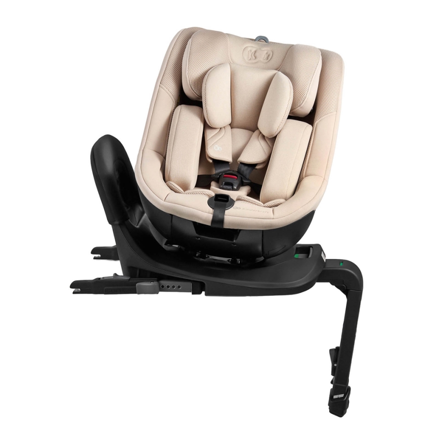 KINDERKRAFT - I-GUARD i-Size 40-105 cm Car Seat with Swivel Base, Beige
