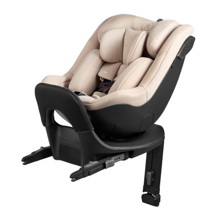KINDERKRAFT - I-GUARD i-Size 40-105 cm Car Seat with Swivel Base, Beige