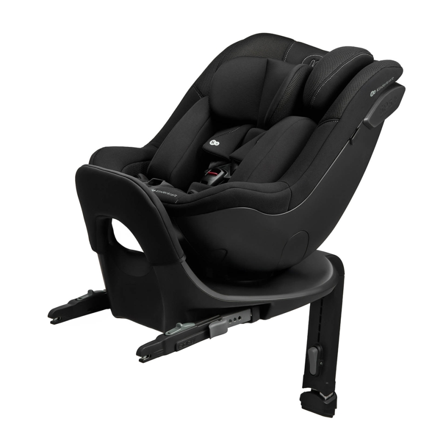 KINDERKRAFT - I-GUARD i-Size Car Seat with Rotating Base, 40-105 cm, Black