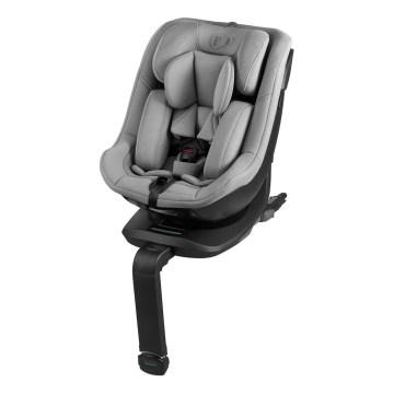 KINDERKRAFT I-GUARD i-Size Car Seat with Rotating Base, 40-105 cm, Gray