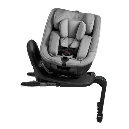 KINDERKRAFT I-GUARD i-Size Car Seat with Rotating Base, 40-105 cm, Gray