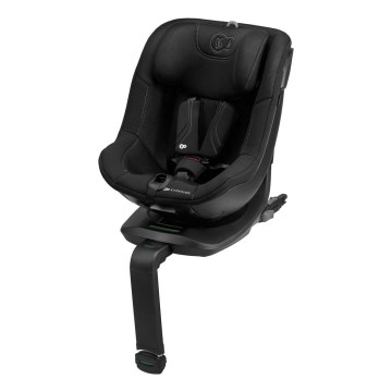 KINDERKRAFT - I-GUARD PRO i-Size 61-105 cm Car Seat with Rotating Base, Black
