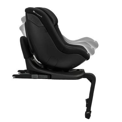 KINDERKRAFT - I-GUARD PRO i-Size 61-105 cm Car Seat with Rotating Base, Black