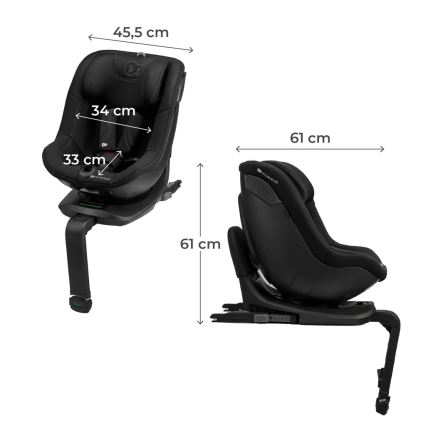 KINDERKRAFT - I-GUARD PRO i-Size Car Seat 61-105 cm Black