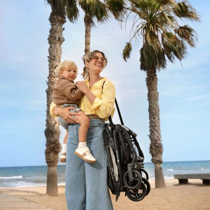 KINDERKRAFT - INDY 3 Sport Stroller Coal Black