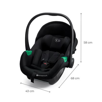KINDERKRAFT - MINK PRO 2 Car Seat 40-87 cm (0-13 kg) Black