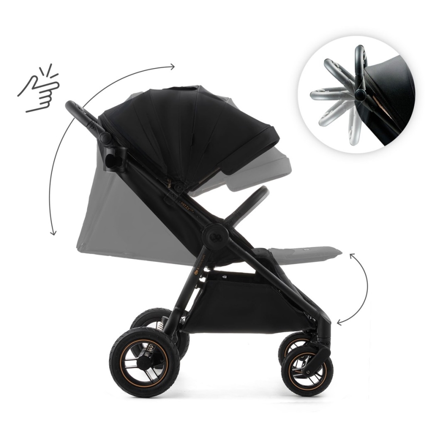 KINDERKRAFT - MITZY Air Black Sport Stroller