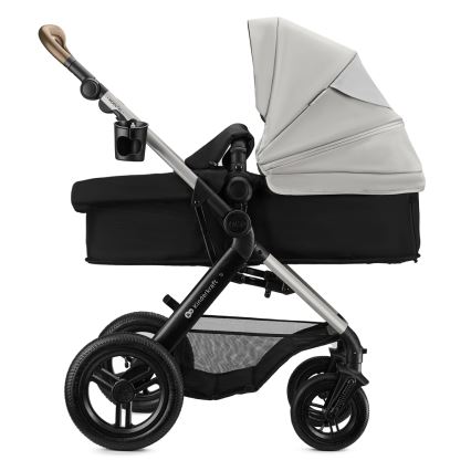 KINDERKRAFT - MOOV 2 XL 3-in-1 Combination Stroller, Air Grey