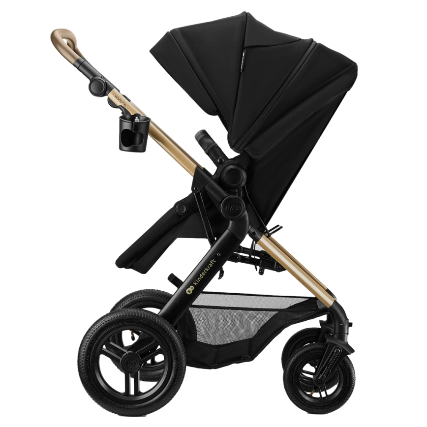 KINDERKRAFT - MOOV 2 XL Air Black 3-in-1 Travel System