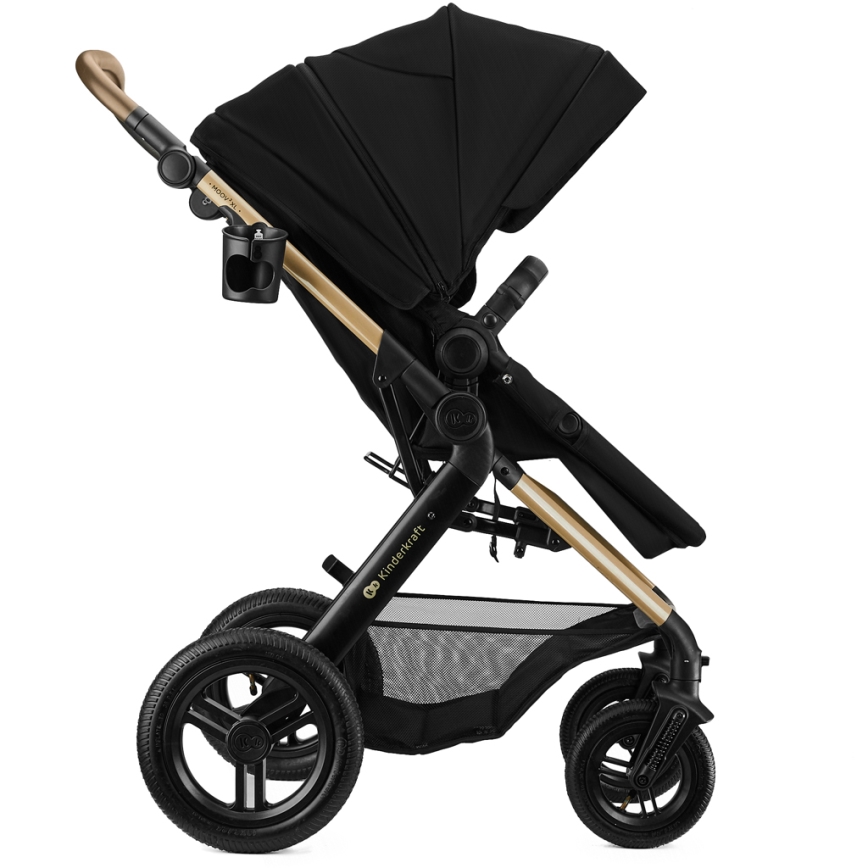 KINDERKRAFT - MOOV 2 XL Air Black 3-in-1 Travel System
