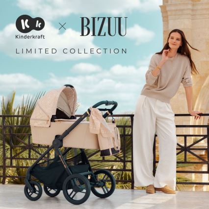KINDERKRAFT - NEA 2 2-in-1 Combination Stroller Dune Whisper Bizuu