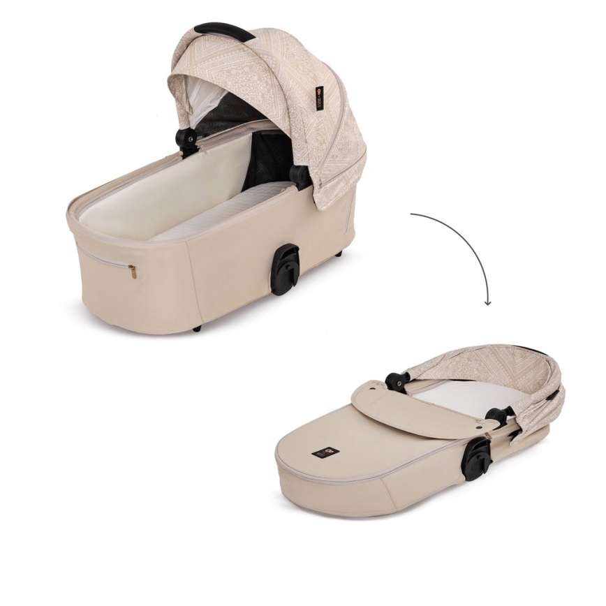 KINDERKRAFT - NEA 2 2-in-1 Combination Stroller Dune Whisper Bizuu