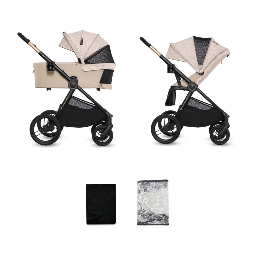KINDERKRAFT - NEA 2 2-in-1 Combination Stroller Dune Whisper Bizuu